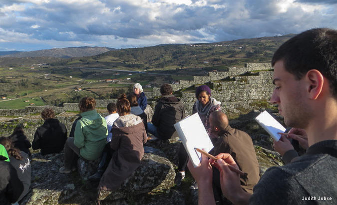 Observation exercise in Celorica da Beira (Portugal).