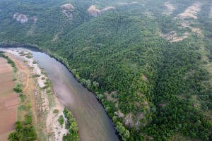 Arda river canyon, Madzharovo, Rhodope Mountains rewilding area, Bulgaria.