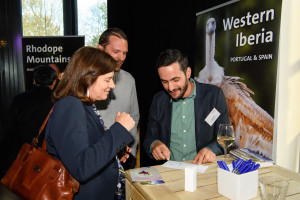 Team members from Rewilding Europe's eight rewilding sites introduced their areas and work at the Wild Ways Rewilding Market.